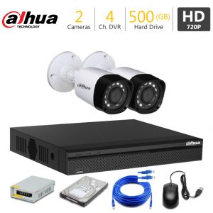 2 HD CCTV Cameras Package