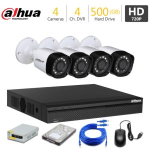 4 HD CCTV Cameras Package
